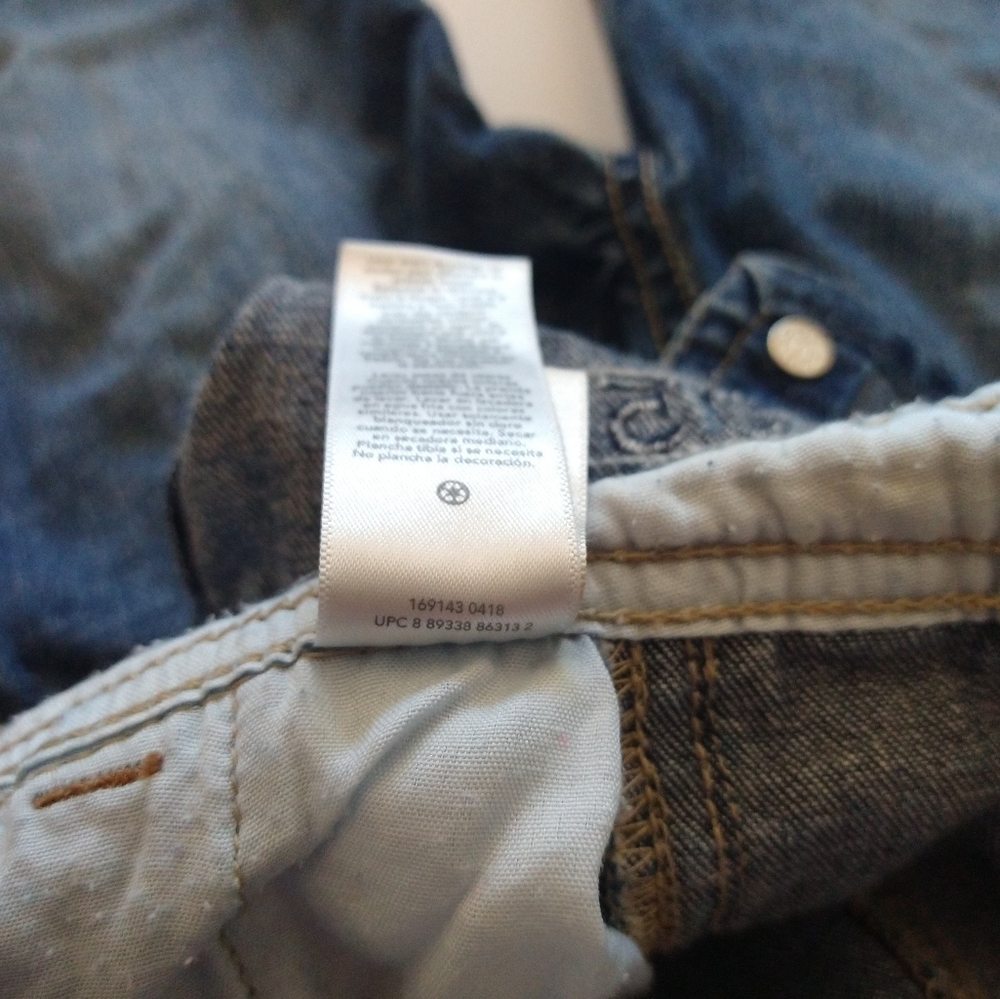 Lot of 2 Branded Boys Blue Jeans Bootcut & Oshkosh B’gosh 18 - 24 Months Cotton - Picture 10 of 16